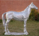 Silver Horse on Base