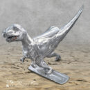Medium Dinosaur Walking With Saddle and Base