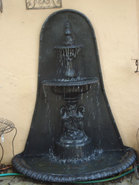 2 tiers swan round bowls wall fountain