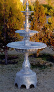 3 TIER PLAIN FOUNTAIN W/ ARCHES