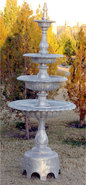 4 TIER PLAIN FOUNTAIN WITH ARCHES