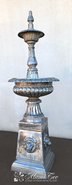Two Fountains with Lion Base