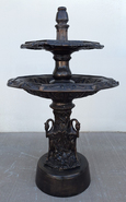 2 Tier Old Swan Fountain Hexagonal Bowls