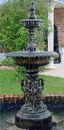 2 TIER SWAN FOUNTAIN ROUND BOWLS