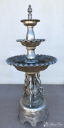 3 Tier Fountain Swan Base with Arches