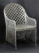 Skirted Basketweave Chair