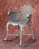 Basketweave Rocking Chair