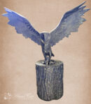 Farm Owl on Trunk #3