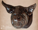 Pig Head Wall Hanging
