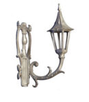 Small Holland Sconce Scroll Back